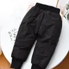 Pantaloni Vestiti per ragazze Pantaloni caldi autunno inverno Pantaloni per bambini per bambini Addensare per pantaloni sportivi rosa flessibili per ragazza