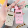 Creative Cartoon Leuke Calculator Auto Sleutelhanger Persoonlijkheid Draagbare Student Bag Hanger Internet Rode Instagram Trend G1019