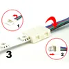 Aydınlatma aksesuarları 4 pin 4pin led rgb şerit uzatma bağlayıcı kablo tel 25 adet 15 cm 5050 3528 leds şeritler kablolar klip toptan satış