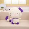Sciarpa faccia grande gatto peluche bambole regalo ragazza per bambini cuscino per dormire carino per il regalo di San Valentino di compleanno per bambini
