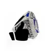 Ring World Championship Ring 2020 LA Champions للجماهير التذكارية الفضية الصلبة مع Crystals2059