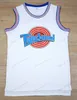 Skicka från oss Michael MJ #23 Tune Squad Space Jam Basketball Jersey Movie Men's All Stitched White Black Jerseys Size S-3XL Top Quality