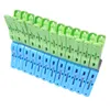 Clothing & Wardrobe Storage 24Pcs/set Clothes Pegs Strong Windproof Laundry Clothespins Plastic Clip Hangers For Underwear Socks Drying MOUN
