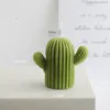 Handgjorda doftande ljus Foto Prop soja vax DIY Creative Cactus Candle