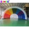 outdoor events advertising inflatable shell tent rainbow dome tent for music festival