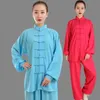Nueva ropa de Tai Chi, ropa de artes marciales, ropa de kung fu, ropa de entrenamiento de algodón y lino para hombres y mujeres, trajes de primavera y otoño