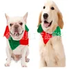 Vêtements pour chiens Big Deal Noël Bandana Bavoirs Collier Pet Mignon Coeur Foulard Étanche Saliva Serviette 7 5xh Y2