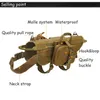 Hunting Jackets Army Tactical Dog Vest Molle System Military Training With 3 Pouches Adjustable Service Harness Vests