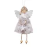 Nowa świąteczna dekoracja kreatywna lalka aniołka wisiorek