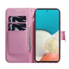 Tecknad läderplånbokfodral för Sony Xperia 10 III 5 1 L4 Moto G G200 G51 G71 G31 G41 G Power 2022 E20 Flower Lion Panda Dog Wolf Tiger Cat Owl Animal Flip Cover Pouch