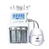 H2 02 small bubble Hydro Oxygen Sprayer 7 in 1 beauty microdermabrasion aqual peel facial machine with led mask