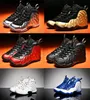 Patlıcan Penny Hardaway Çocuk Basketbol Ayakkabı Siyah Meyveli Çakıl Bebek Çocukları Pippen Spor Toddler Spor Sneaker Kırmızı Altın