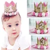 Bébé Fleur Enfants Bandeaux Filles Mignon Anniversaire Bandeaux Nouveau-Né Bandes De Cheveux Couronne Accessoires Princesse Fête Sparkle Cheveux Glitter 747 x2