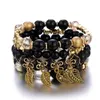 Bracelet en pierre naturelle Bohemian Bijoux Accessoires Creative Multi-couche Verre Bracelet en perles Perles