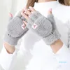 5-Finger-Handschuhe, warmer Touchscreen für Damen in Winterfell, schönes Haargel.