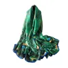 peacock shawls silk