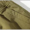 Men's Shorts Casual Work Shorts Japanese Style Solid Male Summmer Trousers Elastic Waist Men Bermudas Office Clothing 210518