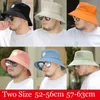 Summer Outdoors Fisherman Men Large Wide Brim s Sun Protection Big Plus Size Bucket Hat Panama 52-56cm 57-63cm