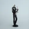 Novità Giochi Artigianato Scultura moderna astratta Gruppo musicale Sassofonista figura modello Statua Arte intaglio Figurina in resina Casa Dec3571901