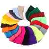 Moda Inverno Berretti per bambini Cappello lavorato a maglia Fluorescente Multicolore Skullies Cappelli in maglia Bambini Ragazze Ragazzi Cofano Autunno Berretto caldo Cappellini 20211228 H1