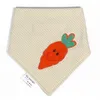 Аксессуары для волос Хлопок Baby Bibs Birdany Bandana Bib Двойные Слои Берп Скатерет Мальчик Главный шарф