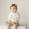 Baby Stickad Cardigan Tunna Coat Boys Girls Sweater Luftkonditionering Sticka Cardigans Single Breast S 210521