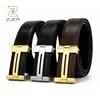 Belt for Man Woman Fashion Smooth Buckle Design ZUER Belts Genuine Cowhide 3 Color Highly Quality263D