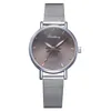 Horloges Vrouwen Luxe Zilver Populaire Rose Dial Flowers Metal Dames Armband Quartz Horloge Dames Horloges Nieuw Horloge