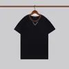 Newest Summer T shirt Designer TShirt Luxury Mens T-Shirts Black White Color Letters Short Sleeve Men Women 100% cotton Short Slee327T