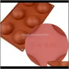 Moulds Mold Chocolate Cake Jelly Pudding Half Round Candy Non Stick Bpa Sile Molds For Baking Wb3228 Ycqxp Grx2H