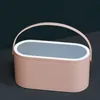 Travel Makeup Case LED Light Mirror Portable Cosmetic Box for Women Gifts Bags Case274Y