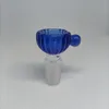 Dhl Colored Glass Bowl Bol en verre 14 mm 18 mm Bols de nargues mâles Pièce givrée de l'entonnoir épais givré Pipe d'ongle pour la gréement DAB Bong
