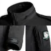 가을과 겨울의 충전 재킷 소프트 쉘 전술 의류 방수 남성 보안 코트 남성 훈련복 211011