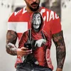 T-shirts pour hommes Hommes et femmes Impression 3D T-shirt Mode d'été Vêtements Personnalité urbaine Tendance Lâche Manches courtes surdimensionnées