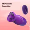 NXY Vagina Balls Multi-Speed ​​Tongue Licking Vibrator Wibrator USB Wibrujące Jajko G-Spot Wagina Masaż Clitoris Stymulator Sex Zabawki dla kobiet1211