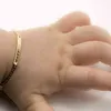 aangepaste gouden baby armband