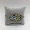 BLUESTAR Türkisches Auge MIYUKI Armband Mode Fatima Hand Hamsa Handgemacht Pulseras Mujer Geschenk