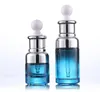 Moderate Price 20ml 40ml Luxury Glass Dropper Bottle Unique Serum Blue Color with Special