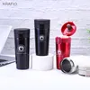 قهوة القدح مزدوج الجدار من الفولاذ المقاوم للصدأ الفولاذ الفراغ قارورة زجاجة Thermos Tea Mug Kraflo Travel Thermos القدح- كوب الفراغ