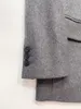 Women's Suits & Blazers 2022 Autumn And Winter Classic Fashion Gray Wool Coat Casual Blazer Jacket Women