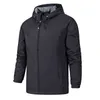 Mäns Windbreaker Jackor Vattentät Militär Hooded Vindbrytare Casual Coat Man Kläder Vindskydd Höst Vår Outwear Men 211217