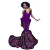 Summer Africa Dress For Women Mermaid Long Dresses Formal Ankara Fashion Dress African Cotton Print Wax Gown WY1300