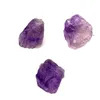 Нерегулярные натуральные фиолетовые хрустальные камни драгоценные камни для кулон ожерелья украшенные аксессуары для ювелирных изделий домашний сад отель отель