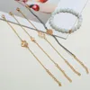 Bangle Ladies 5Pcs Bracelets Lustre Lumineux Réglables Attrayants Résistant À L'usure Empilable Pour Un Usage Quotidien