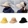 Chapeau de soleil portable en coton de style japonais pour filles et femmes, été, rayons anti-uv en plein air, vente en gros DD042