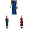 ZOOEFFBB Aesthetic Graphics Printed Sling Maxi Dress Sexy Elegant Club Outfits for 2021 Fashion Women Summer Lounge Wear Clothes X0521