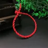 Charm Bracelets 20 DIY Lucky Red Rope Black Cotton And Linen Handmade Bracelet Small Pendant Lovers Gift Wholesale Bulk