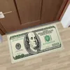 Vintage Currency Money 100 Bill Dollars Painting Entry Door Mat Porch Carpet Home Living Room Decor Rug Rectangle Coral Fleece Car4993555