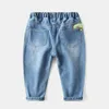 Mudkingdom Automne Printemps Bébé Garçons Jeans Pantalon Enfants Vêtements Coton Casual Enfants Pantalon Denim 210615
