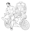Kurtka motocyklowa Mężczyźni Mężczyźni Wysokiej jakości gwiazda Pu Coats moda Multi Pockets 3D Kurtki Men039s Fur Faux4023156